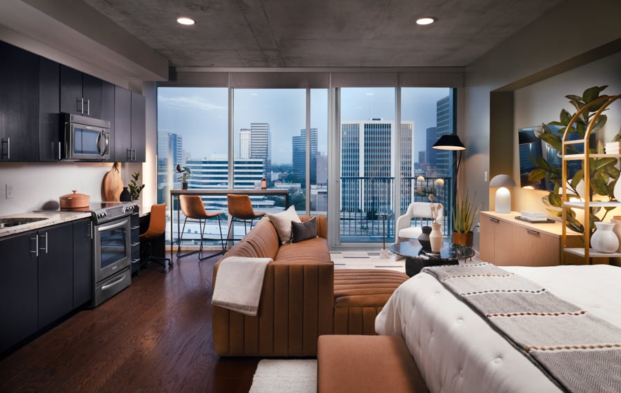 River oaks apartments houston - SkyHouse River Oaks view