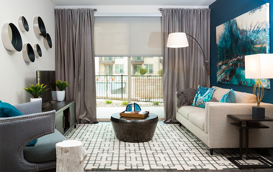 The Addison Apartments - Austin, TX - living room