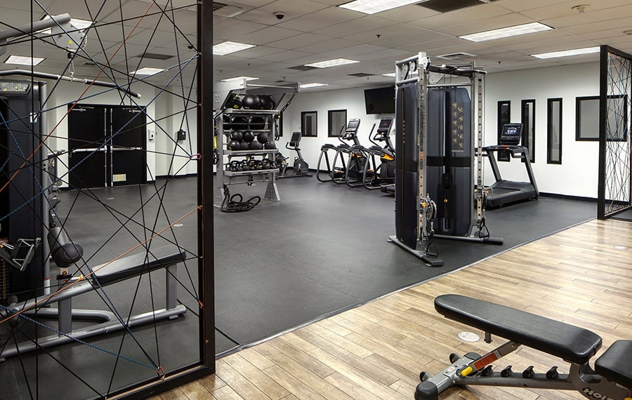 Pershing Square apartments for rent in LA - Lofts At Security Building fitness center