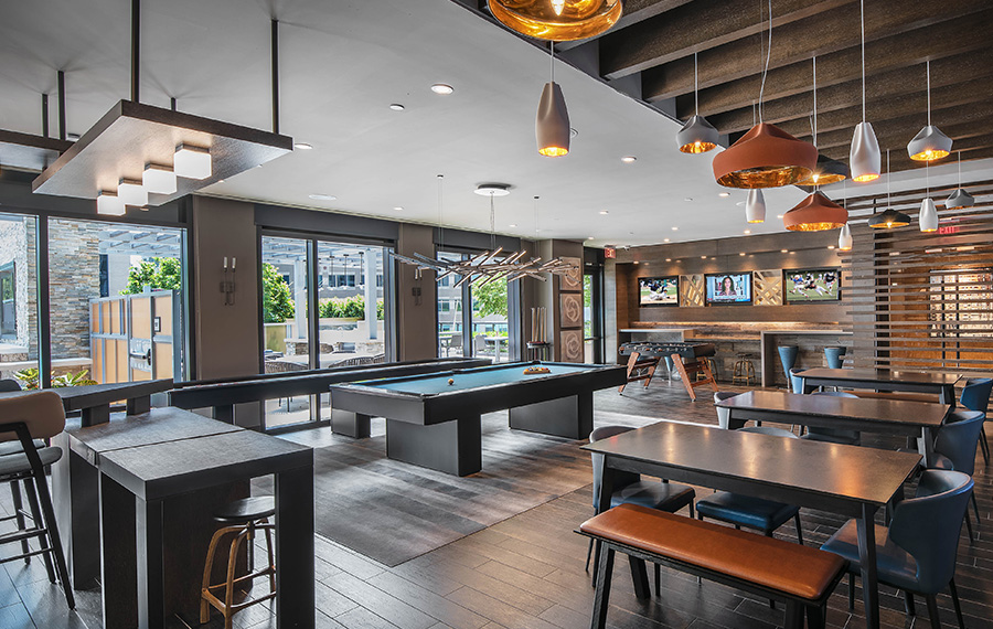 Signature at Reston Town Center Apartments - Reston, VA - resident lounge