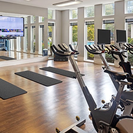 2 bedroom apartments in South End Charlotte - Silos South End - Fitness Center