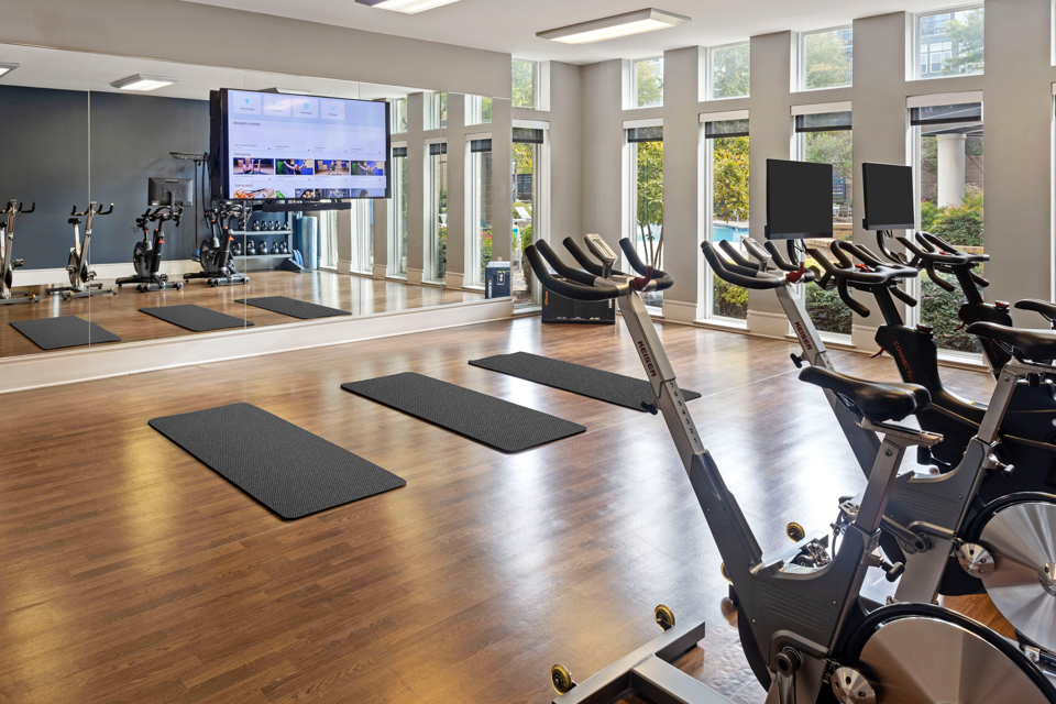 2 bedroom apartments in South End Charlotte - Silos South End - Fitness Center