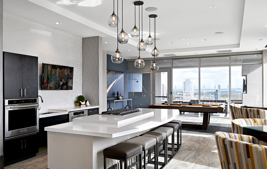 Studio Apartments in Nashville - SkyHouse Nashville - Sky Lounge