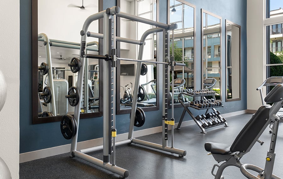 Strata Apartments near me knox henderson - fitness center