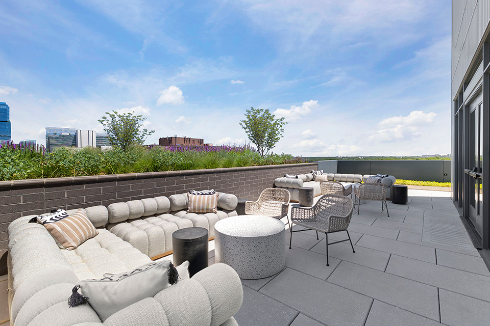 The Camille Apartments Bethesda - New Construction Apartments - Outdoor Lounge