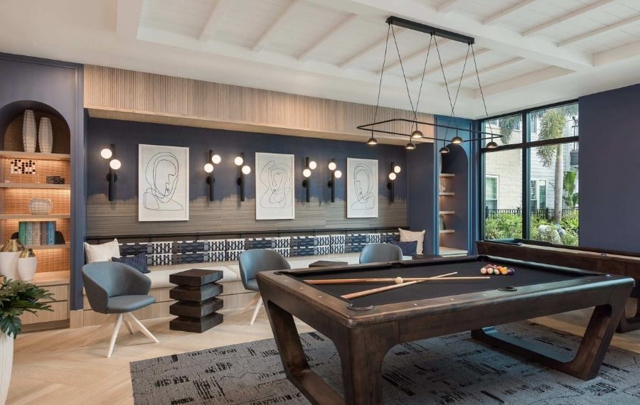 Apartments near Westshore Marina District - The Residence Peninsula - Game Lounge