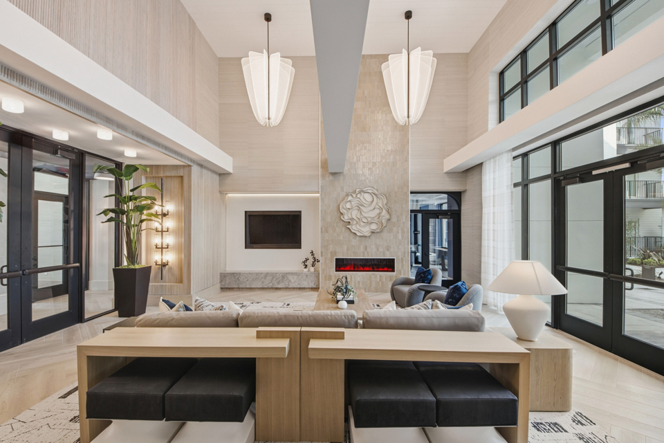 Brand new apartments in South Tampa, FL - The Residence Peninsula - clubroom
