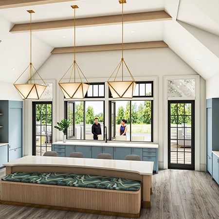 The Henslow Daniel Island - Charleston, SC apartments - clubhouse