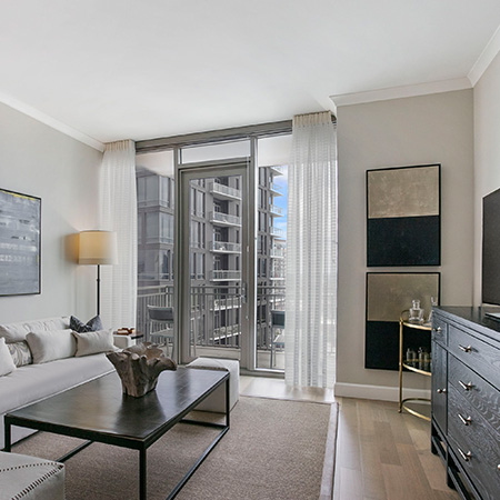 Buckhead Atlanta Penthouses for Rent - The Residence Buckhead Atlanta - Living Room