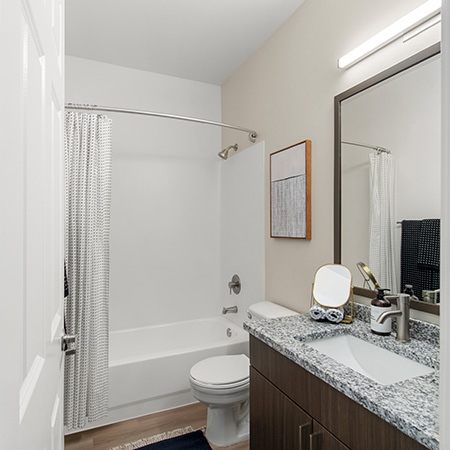 The Timbers at Issaquah Ridge apartments in Snoqualmie Falls - bath