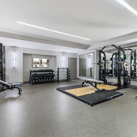 Single Apts in Tysons Corner - The Reserve at Tysons Corner - Fitness Center