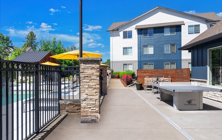 Beaverton OR Apartments For Rent near Elmonica MAX Station - Victory Flats Ping Pong