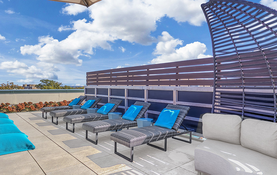 Apartments for rent in Arlington VA near Nestle Corporate Office - Zoso Flats - Rooftop Deck