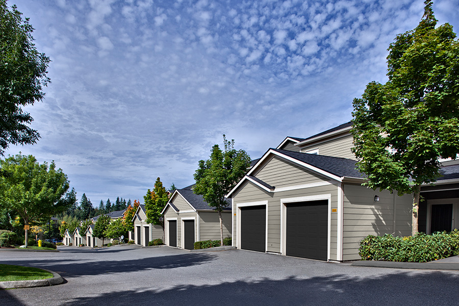 The Lodge At Redmond Ridge apartments in Lake Washington School District - Garage Parking
