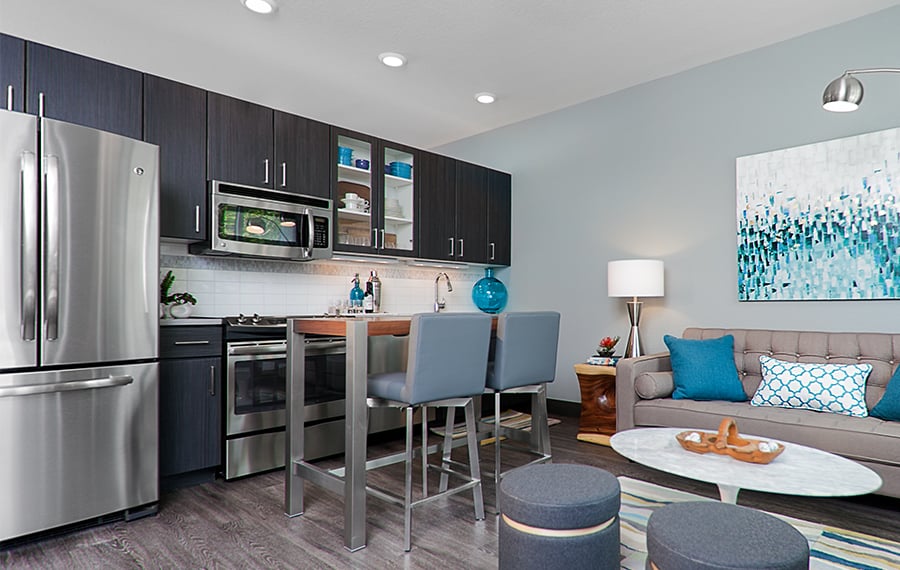 Studio LoHi Denver Apartments - Quartz Countertops