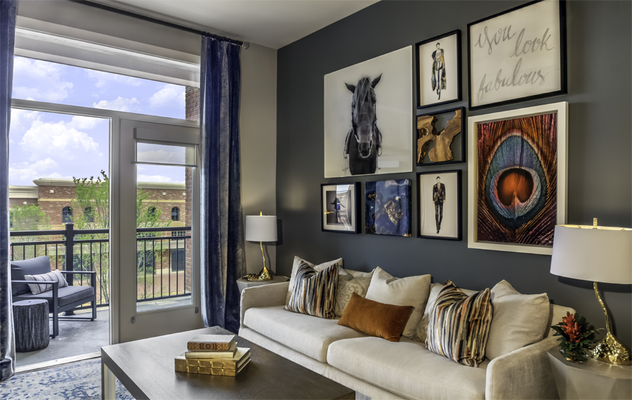 The Links Rea Farms Apartments in South Charlotte near Life Time Fitness - Patio / Balcony