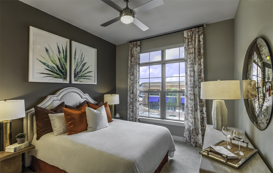Townhomes in South Charlotte near Rea Farms STEAM Academy - The Links Rea Farms - ceiling fan