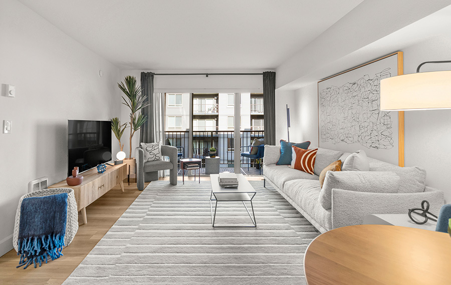 Downtown Seattle apartments for rent near Facebook - Neptune Floor plan