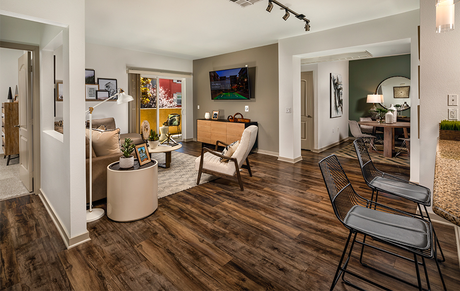 Cabrillo Heights Park apartments for rent in San Diego - Mira Bella hardwood style floors