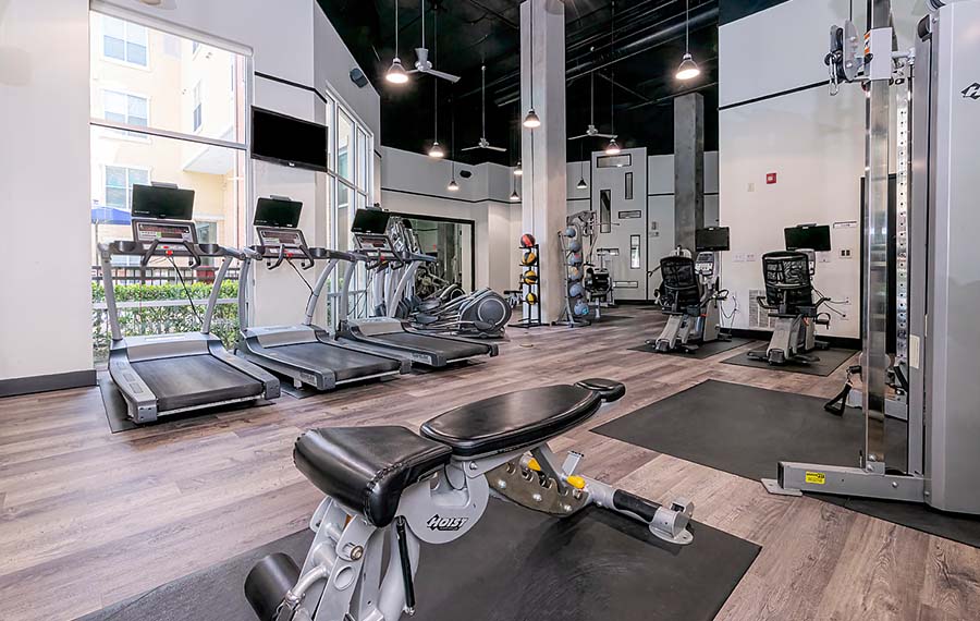 Brick Row Apartments - Apartments near Downtown Dallas - two fitness centers
