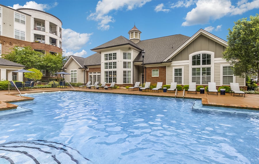 Ayrsley Town Center apartments near Spectrum - Gramercy Square at Ayrsley - Swimming Pool