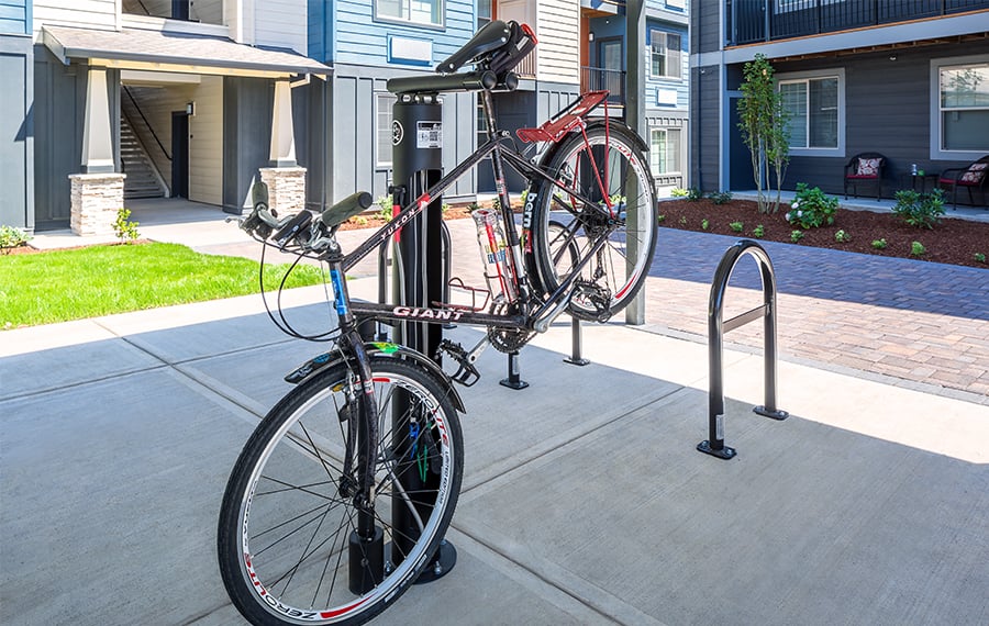 Victory Flats apartments in Cedar Hills - Bike Racks and Storage
