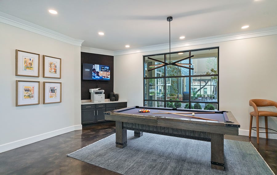 Apartments in Cool Springs Franklin - Dwell at McEwen - Billiards