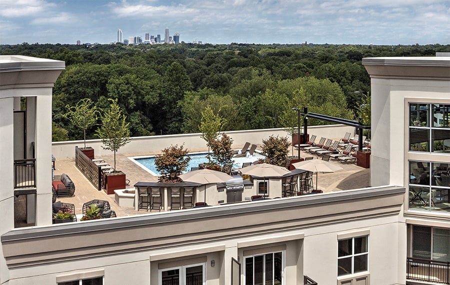 Myers Park apartments near Duke Energy - The Encore SouthPark - Swimming Pool