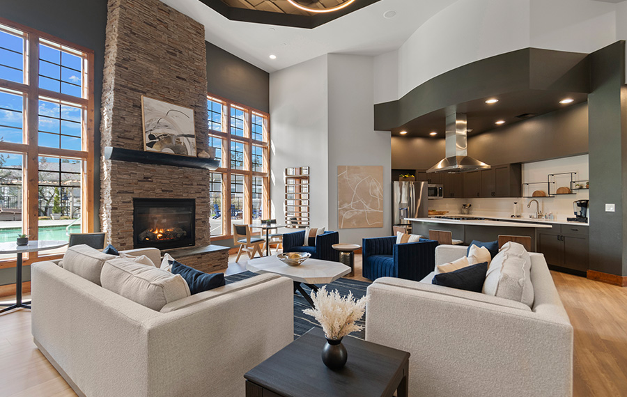 The Lodge At Redmond Ridge apartments in Redmond near Aerotek - Clubhouse