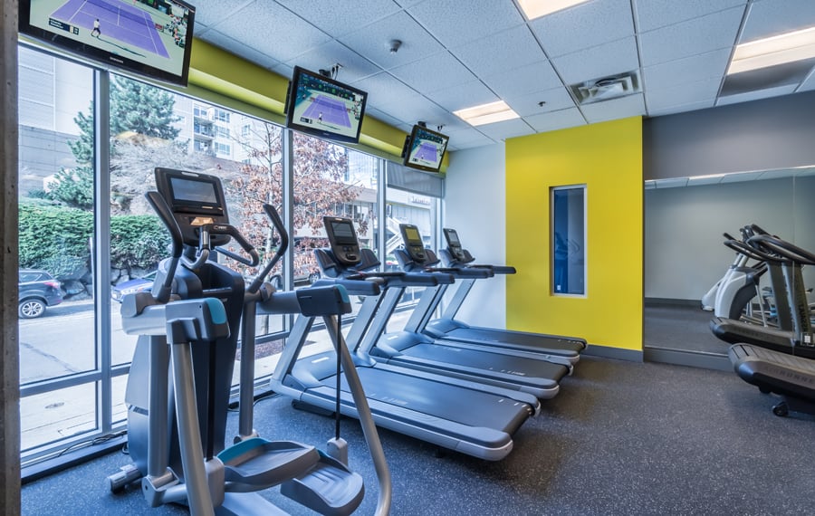 Downtown Bellevue apartments for rent near Microsoft - Metro 112 Apartments - fitness center