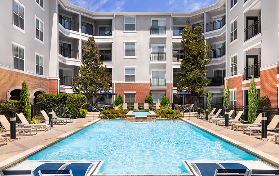 Brick Row Urban Village - Apartments in Richardson, TX - two swimming pools