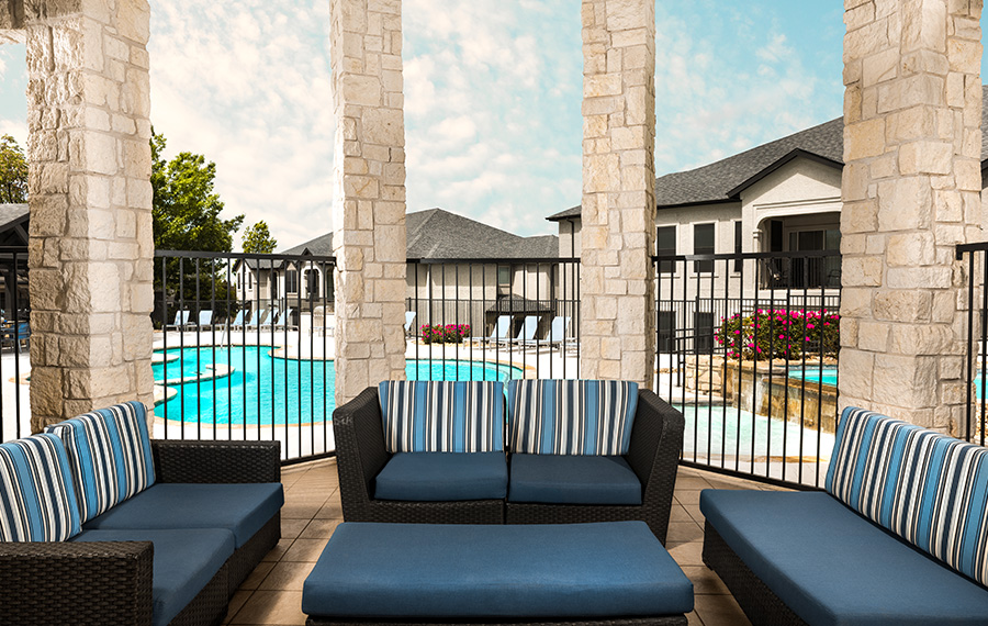 Glenhaven at Star Ranch - Apartments For Rent in Hutto, TX - outdoor lounge