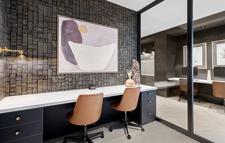 Brand New Apartments in Bethesda - The Camille - Business Lounge