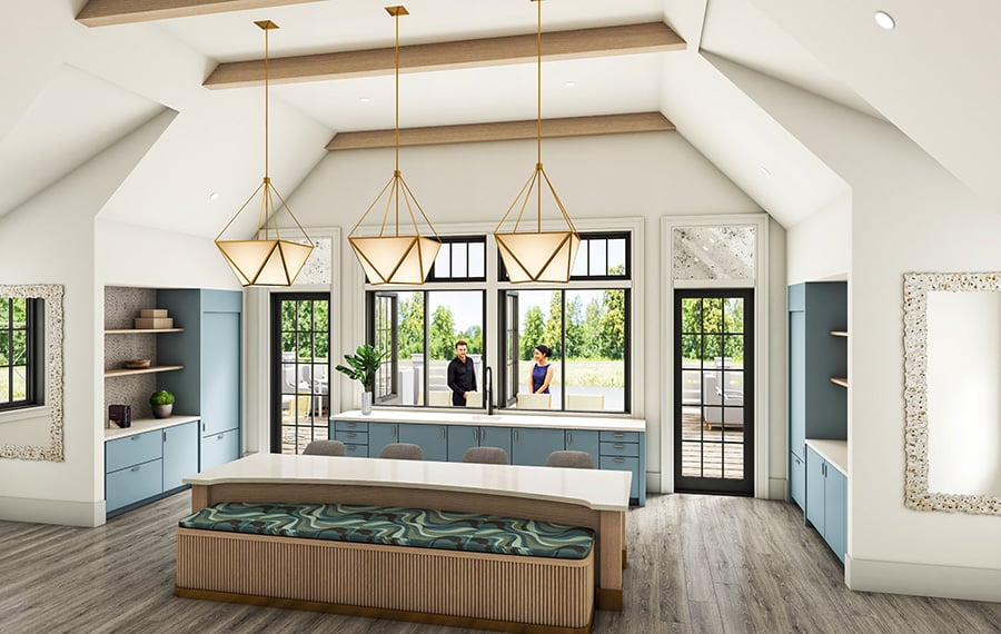 The Henslow Daniel Island - Charleston, SC Apartments - clubhouse