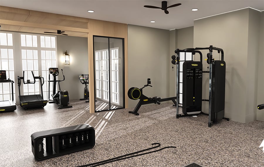 The Henslow Daniel Island - Charleston Apartments - fitness center