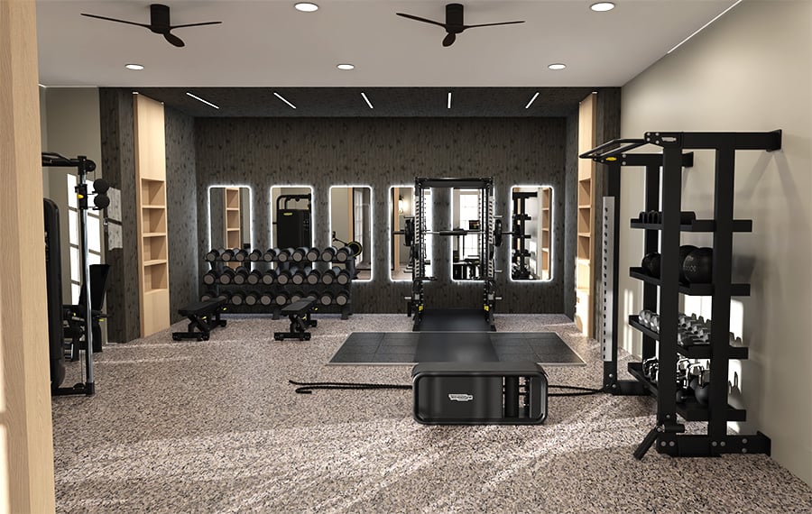 The Henslow Daniel Island - Charleston Apartments - fitness studio