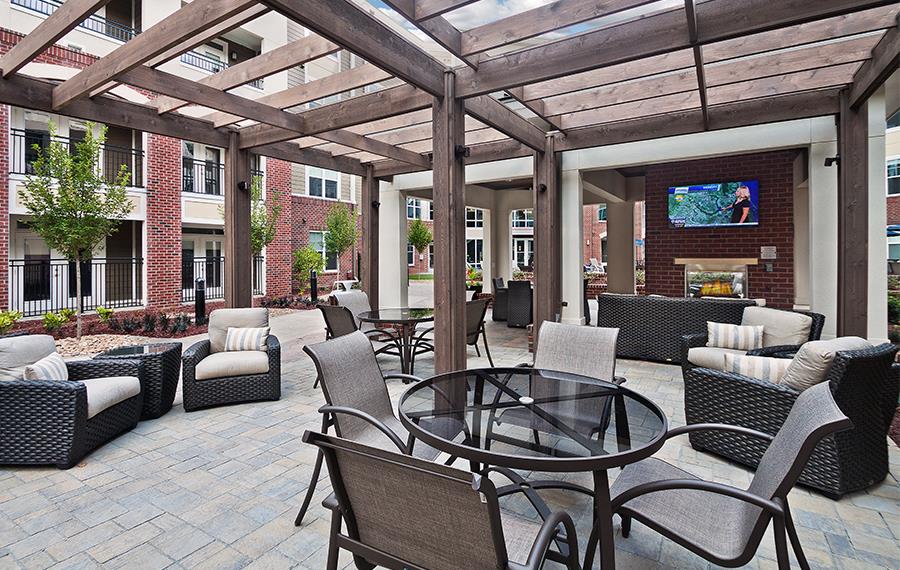 Marshall Park Community Amenities Apartments Behind Crabtree Valley Mall