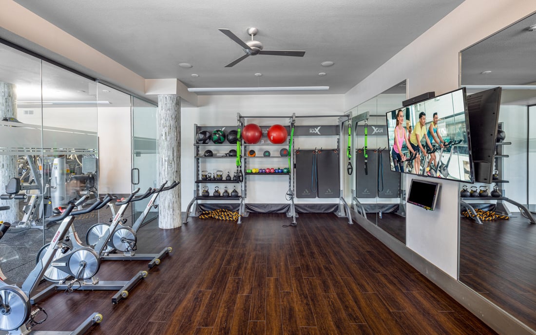 Addison at Kramer Station apartments for rent in Austin - Expansive Fitness Center