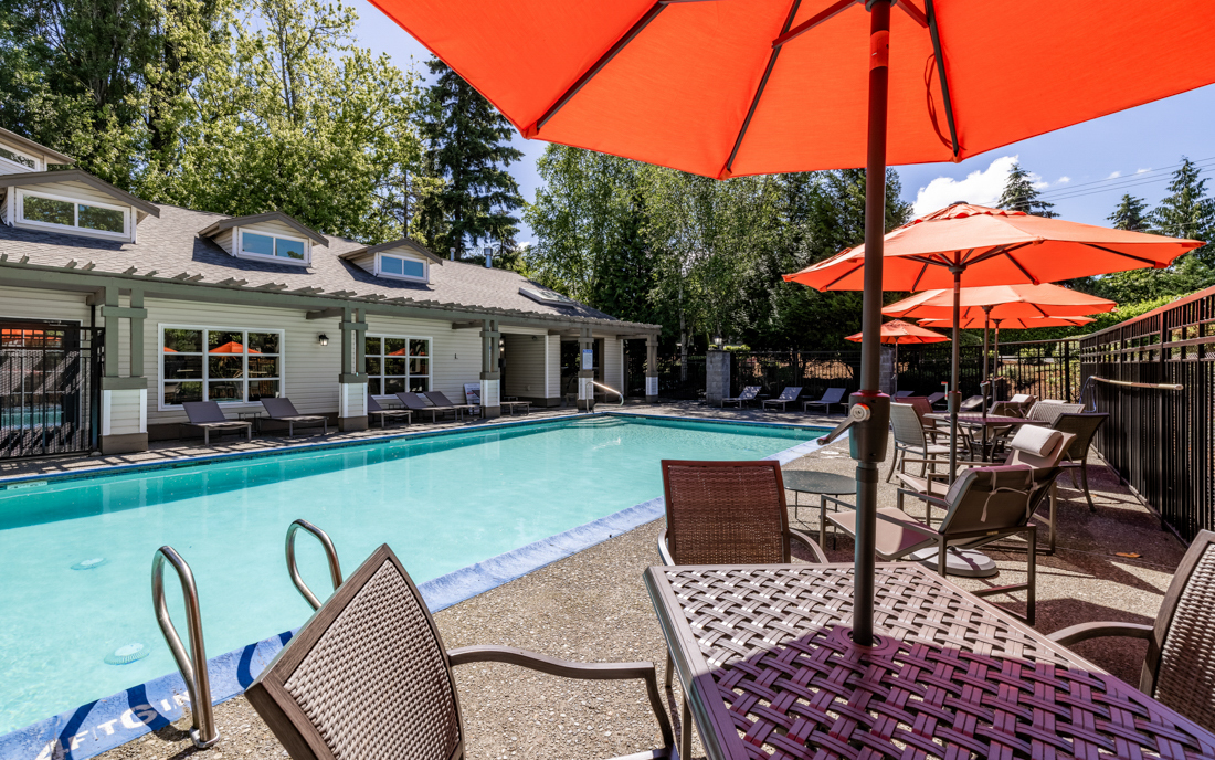 Fairwood apartments near Boeing - Benson Downs Outdoor Pool and Hot Tub
