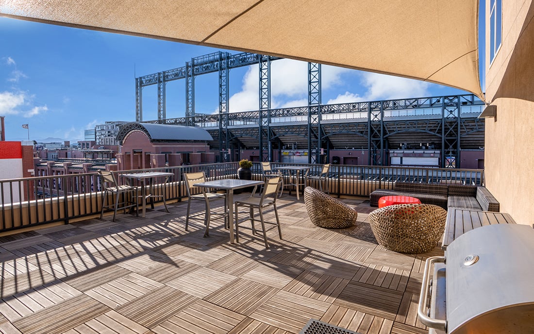 The Battery on Blake Street view of Coors Field - apartments in lodo denver