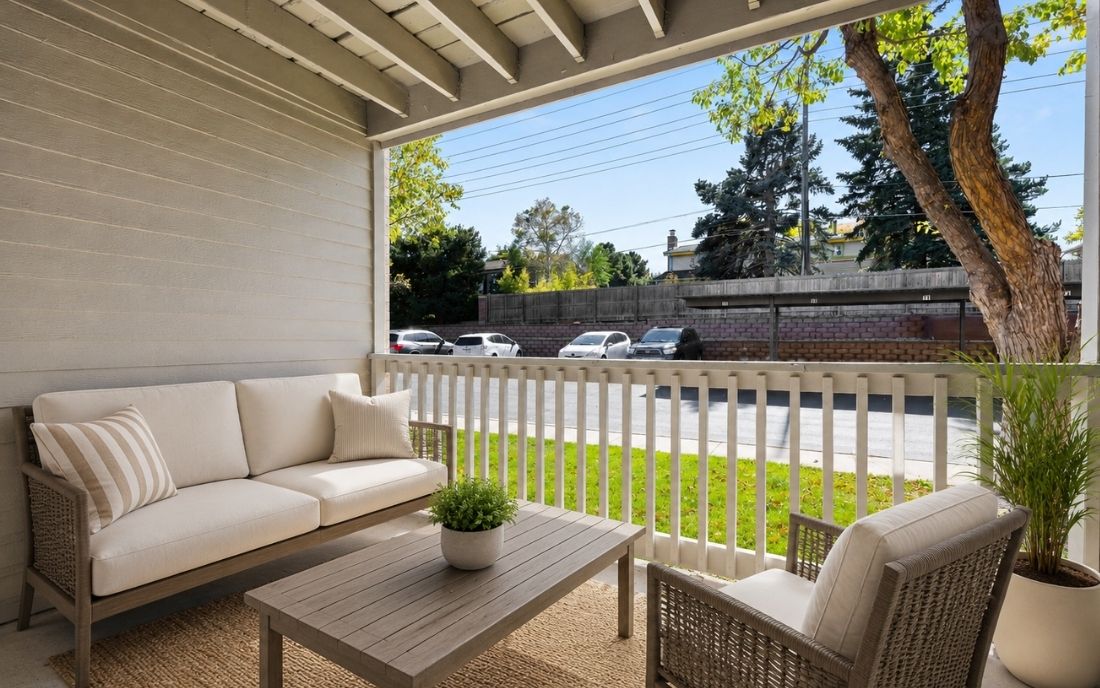 Jefferson Square patio or balcony Denver CO - Tamarac