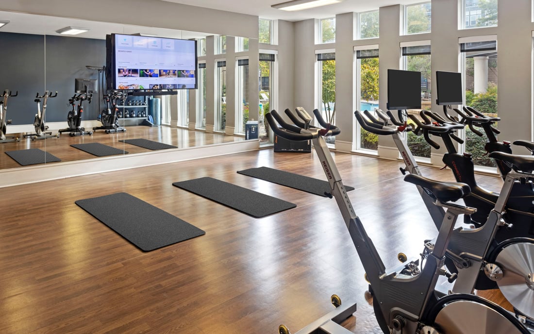 Uptown apartments Charlotte NC - Silos South End - Fitness Studio