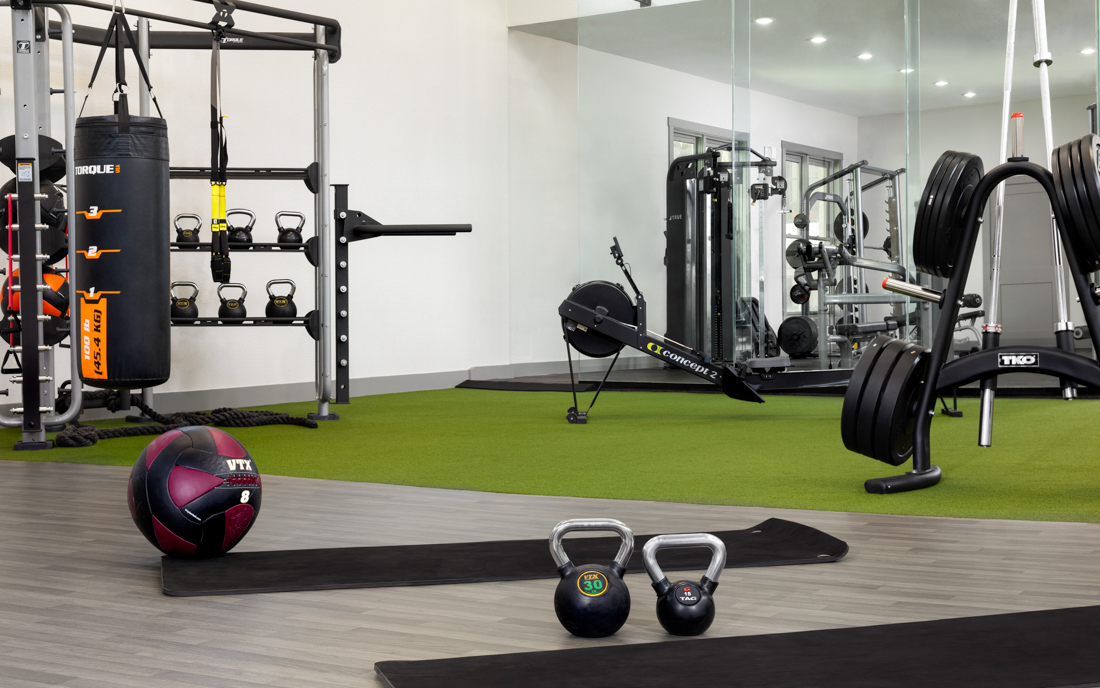 Round Rock School District apartments for rent - The Ranch Apartments Expansive fitness center with free weights