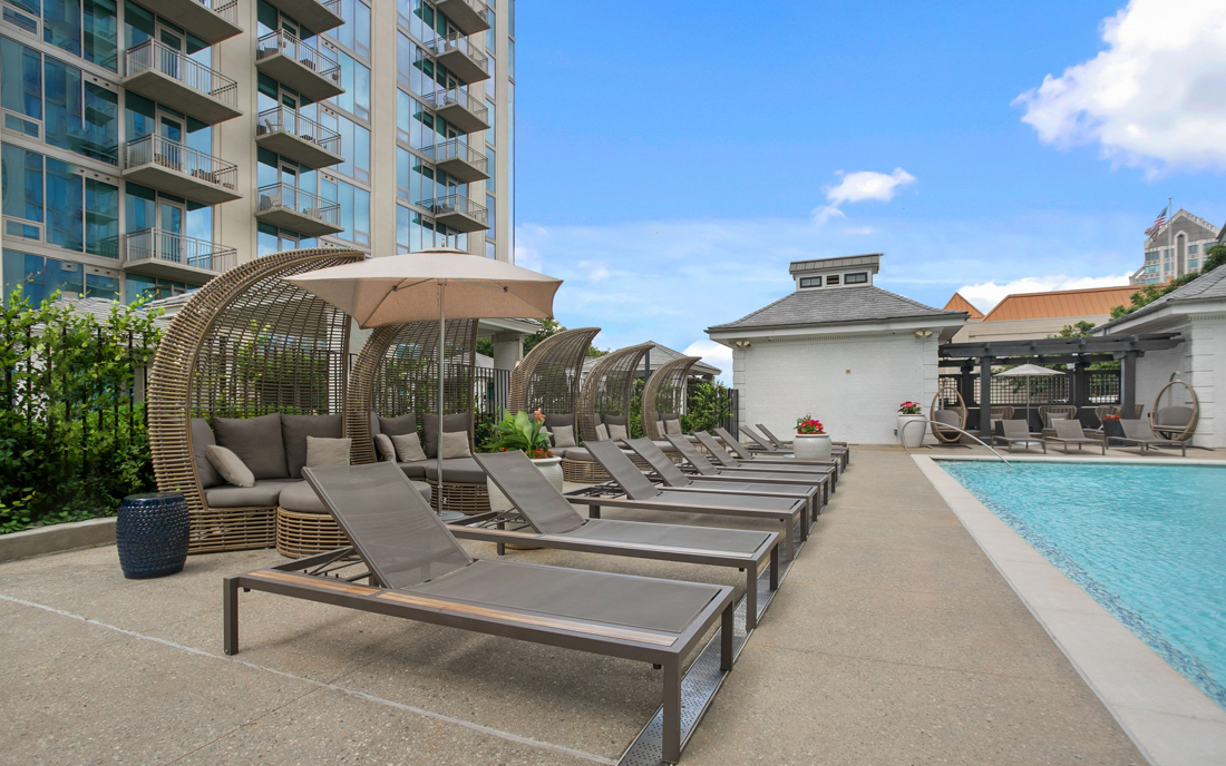 buckhead apts for rent - The Residence Buckhead Atlanta pool