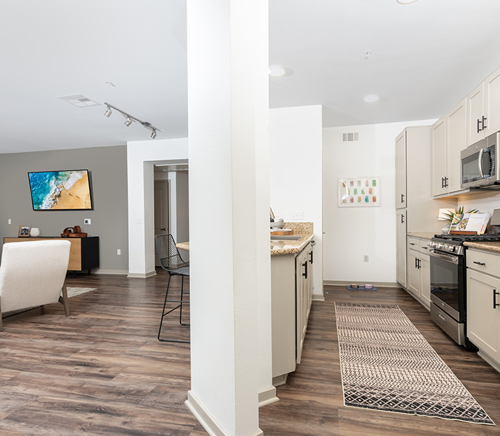 Renovated Apartments in San Diego - Mira Bella - Living Room