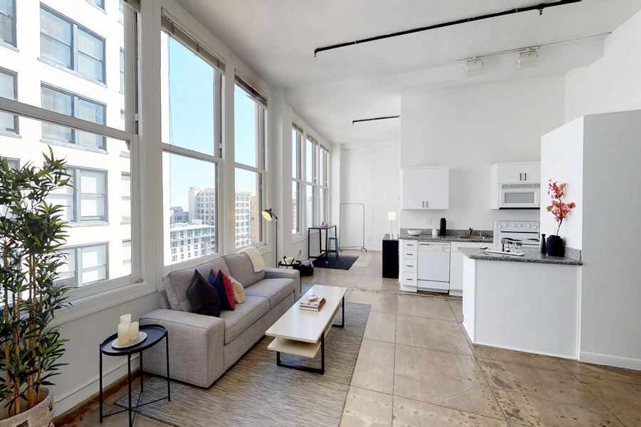 Gallery Pershing Square Apartments In Dtla Ca The Lofts At Bright Open Floor Plans