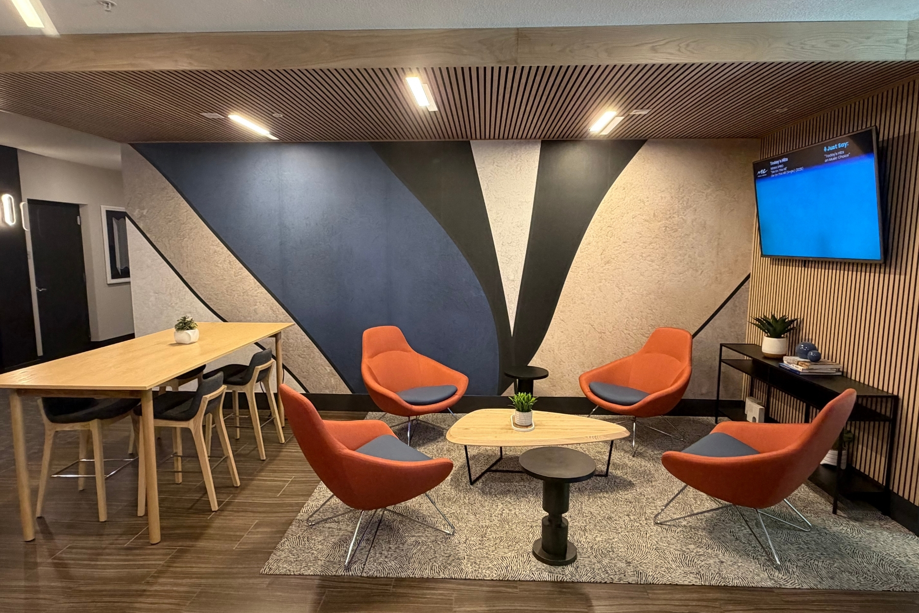 Studio LoHi Modern lobby entry Denver CO - Apartments in the Highlands