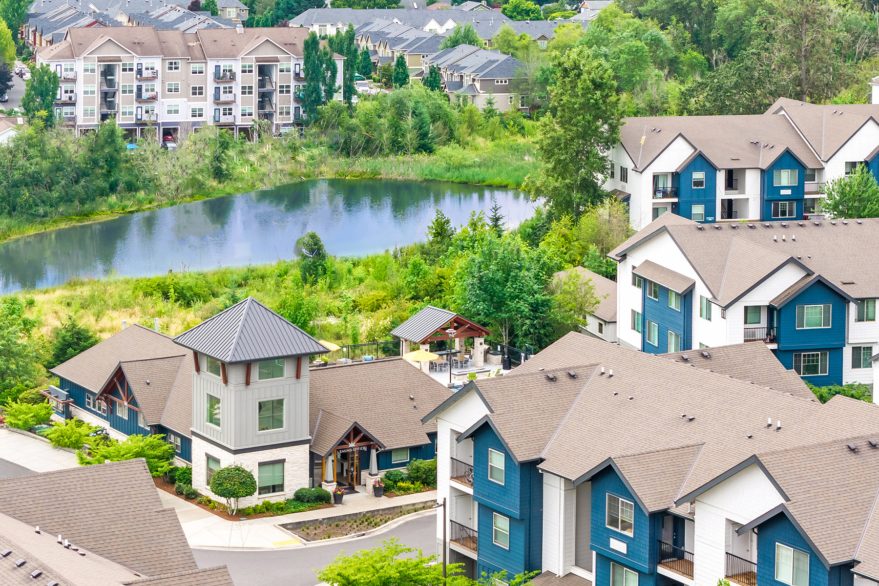 Beaverton OR Apartments For Rent near Nike Headquarters - Victory Flats Scenic Wetlands