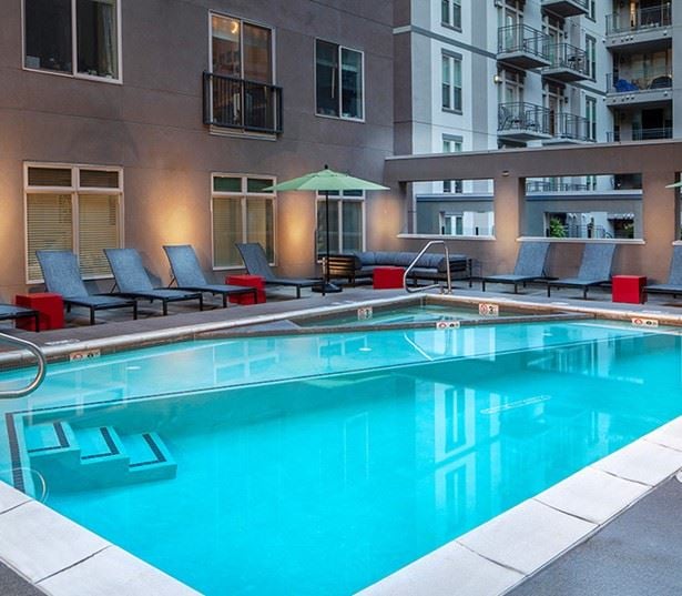 The Battery on Blake Street Resort-style pool - Denver, CO Apartment Rentals
