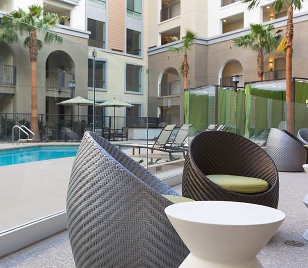 Joule La Floresta - Brea, CA luxury apartments - pool and private cabanas
